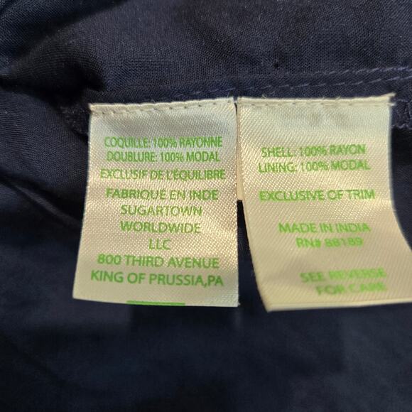 Lilly Pulitzer Joelle Off the Shoulder Tunic Dress Size XS Roman Tunic Boho - Picture 9 of 9